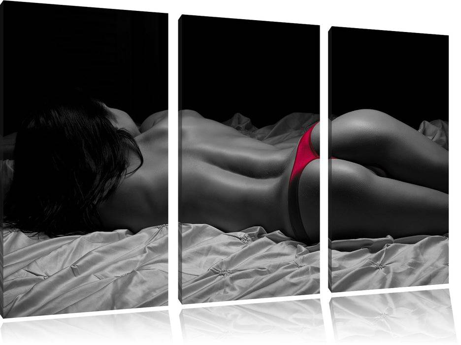 Pixxprint Perfekter Frauen Po, Leinwandbild Sonderangebot