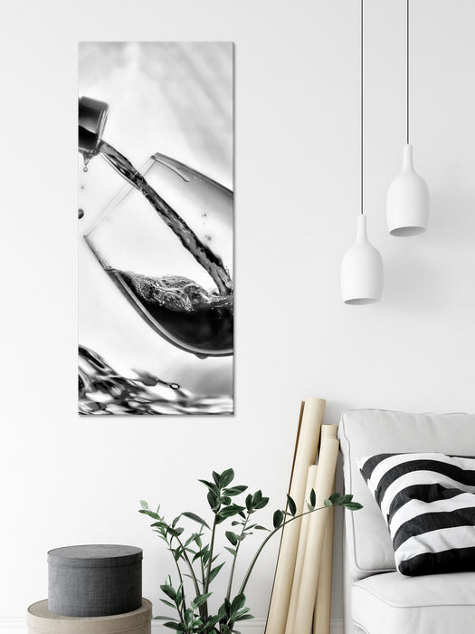 Pixxprint Wein, Glasbild Panorama Zeitlich begrenztes Angebot