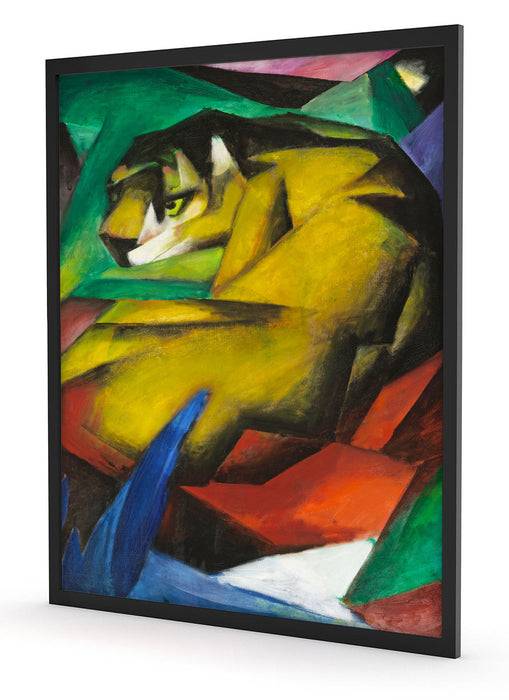 Pixxprint Franz Marc - Der Tiger, Poster mit Bilderrahmen Zeitbegrenzte Promotion