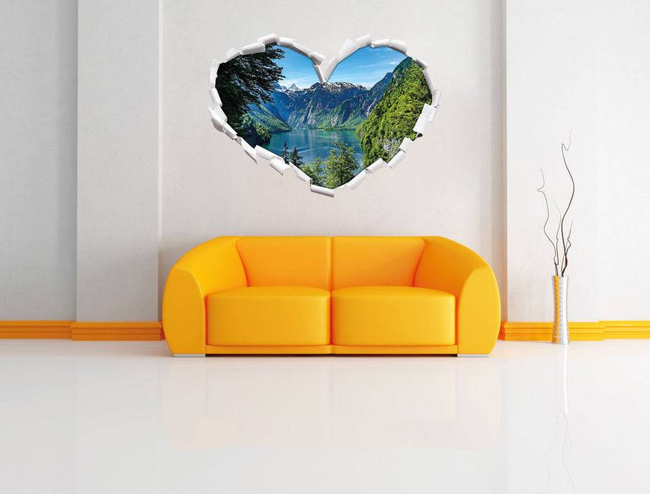 Pixxprint Blick auf den Königssee, 3D Wandtattoo Sonderangebote