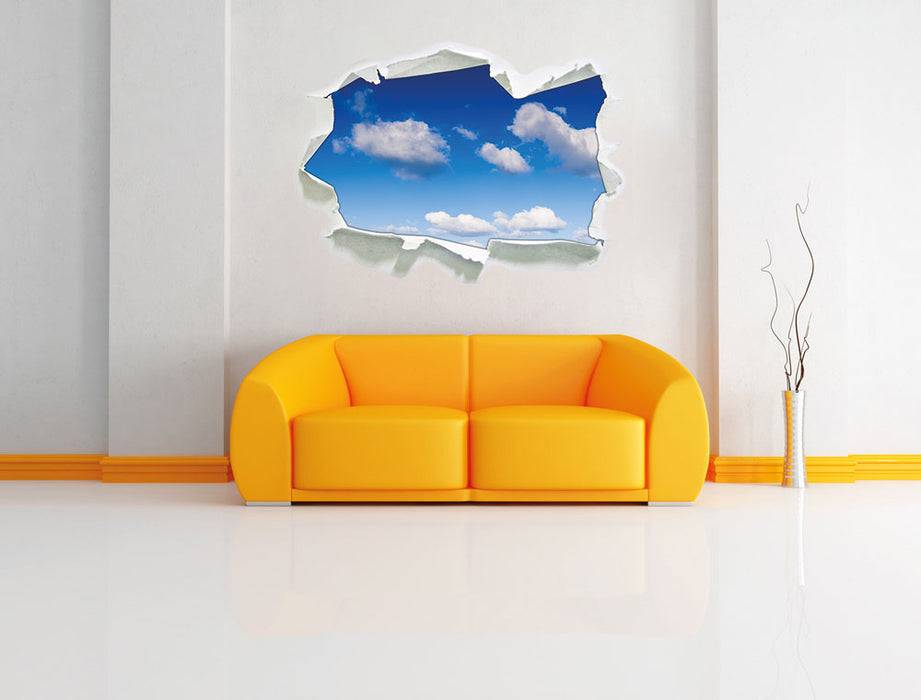 Pixxprint Wolken am blauen Himmel, 3D Wandtattoo Bis zu 50% Rabatt