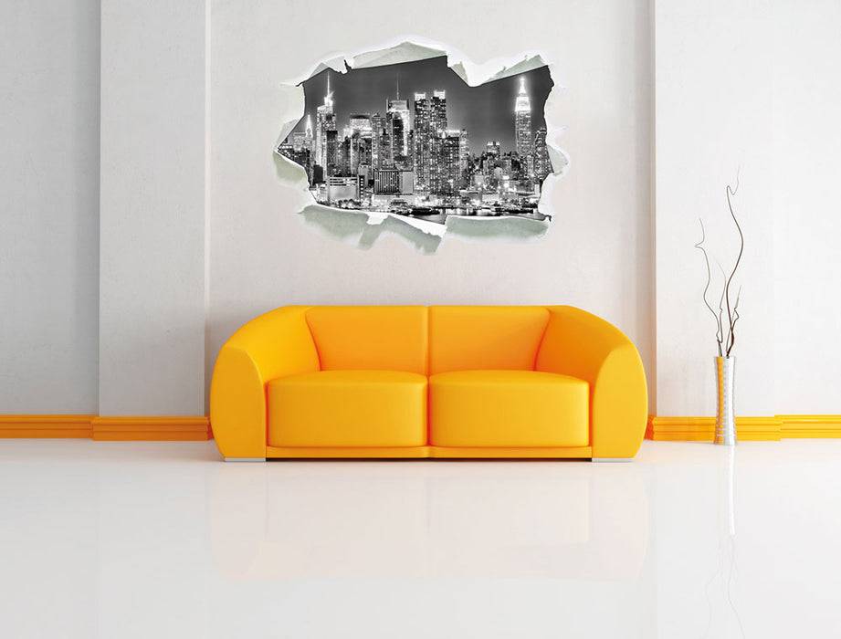 Pixxprint New York City Skyline, 3D Wandtattoo Bis zu 60% Rabatt