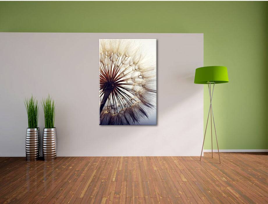 Pixxprint Schöne Pusteblume 1, Leinwandbild 50% Rabatt für begrenzte Zeit