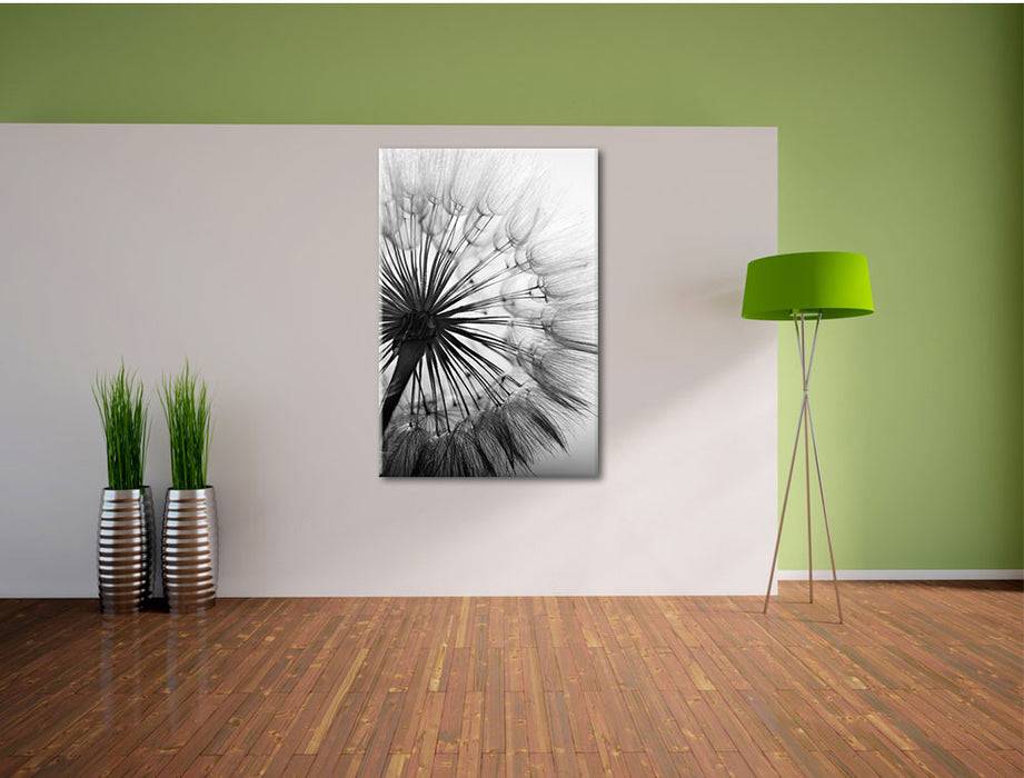 Pixxprint Zarte Pusteblume, Leinwandbild Meist gekauft