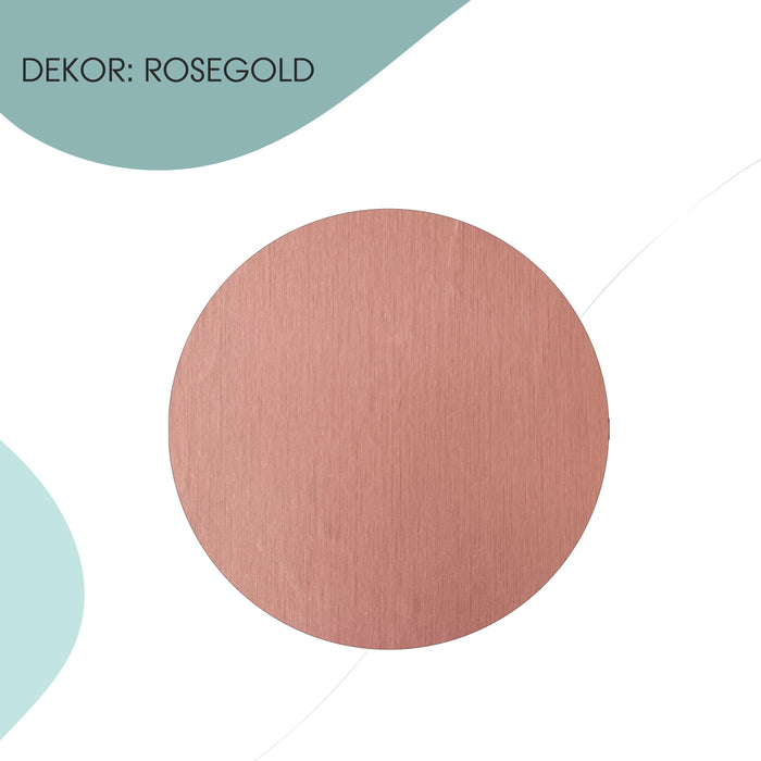 Pixxprint Spiegelrahmen Moderna Farbe: Rosegold | Wandspiegel in 11 Größen Jubiläumsangebot