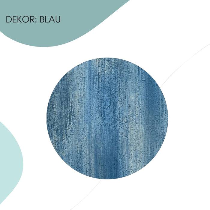 Pixxprint Spiegelrahmen Moderna Farbe: Blau | Wandspiegel in 11 Größen Top Angebot