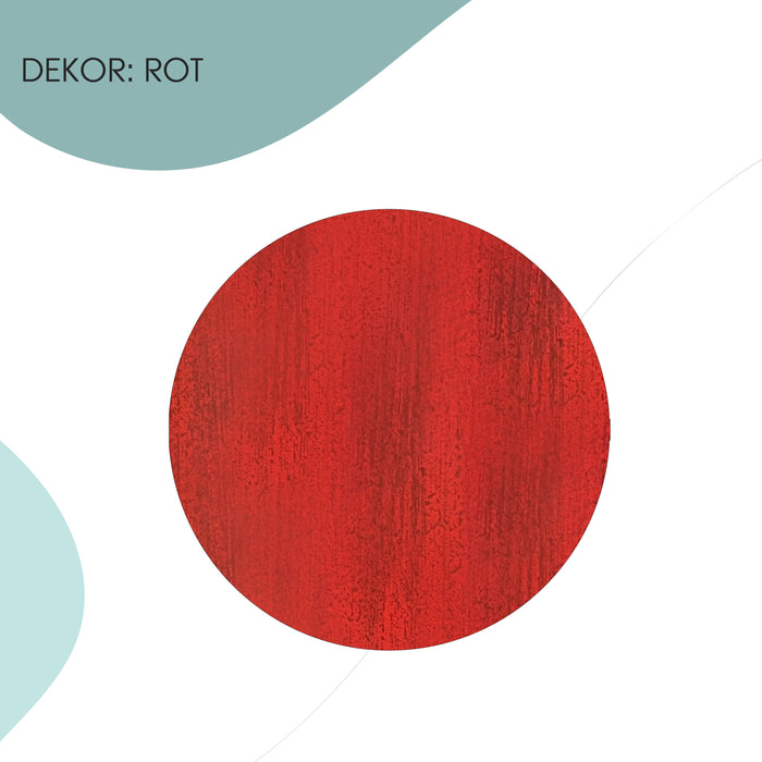 Pixxprint Spiegelrahmen Moderna Farbe: Rot | Wandspiegel in 11 Größen Zeitlich begrenztes Angebot