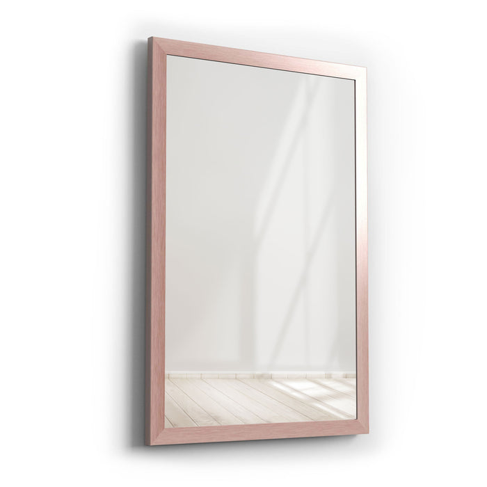 Pixxprint Spiegelrahmen Klassiko, Farbe: Rosegold | Wandspiegel in 11 Größen