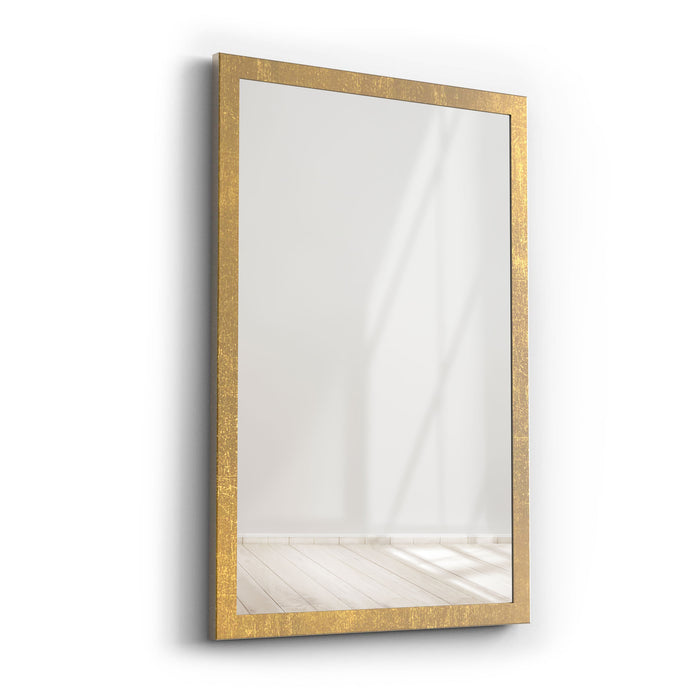Pixxprint Spiegelrahmen Klassiko, Farbe: Blattgold (Decor) | Wandspiegel in 11 Größen