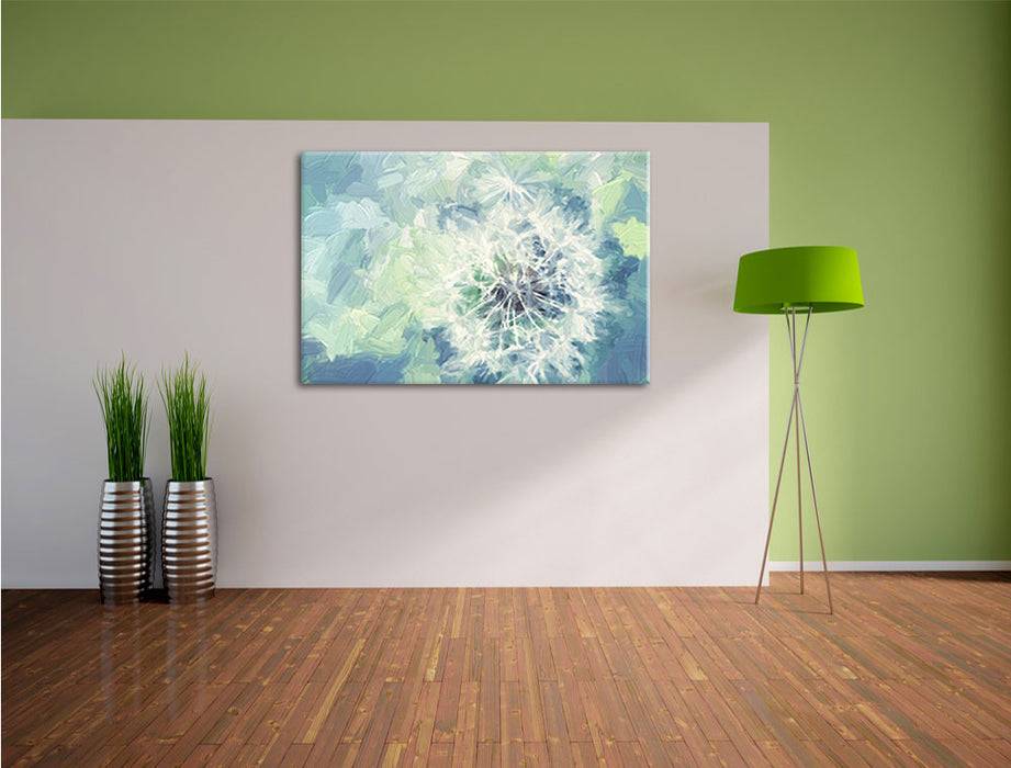Pixxprint Löwenzahn Nahaufnahme, Leinwandbild Clearance-Verkauf