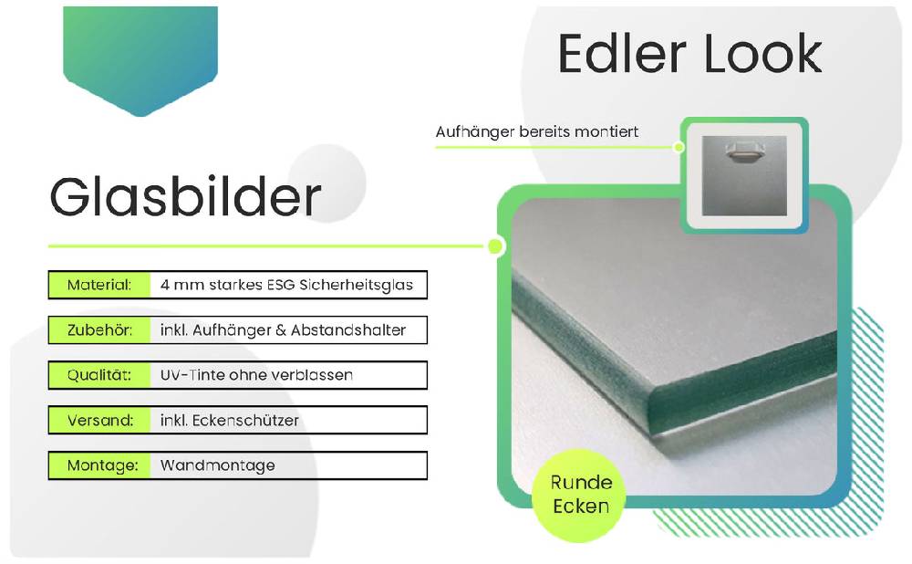 Pixxprint Kleiner Wasserfall im Dschungel, Glasbild Quadratisch zollfrei