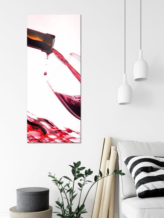 Pixxprint Wein, Glasbild Panorama Günstig kaufen