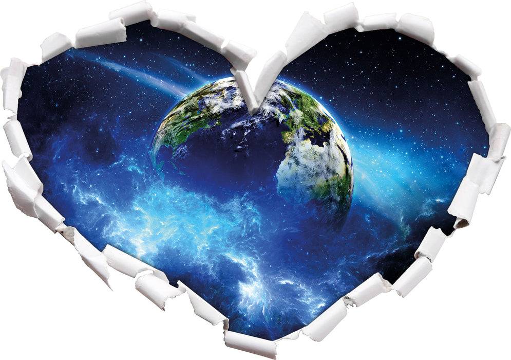 Pixxprint Planet Erde, 3D Wandtattoo Wochenangebot