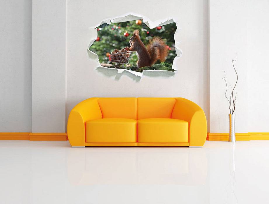 Pixxprint Eichhörnchen, 3D Wandtattoo Bis zu 65% Rabatt