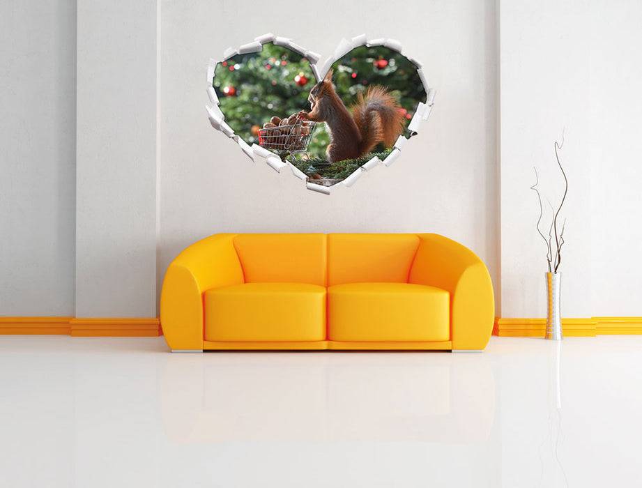 Pixxprint Eichhörnchen, 3D Wandtattoo Bis zu 65% Rabatt