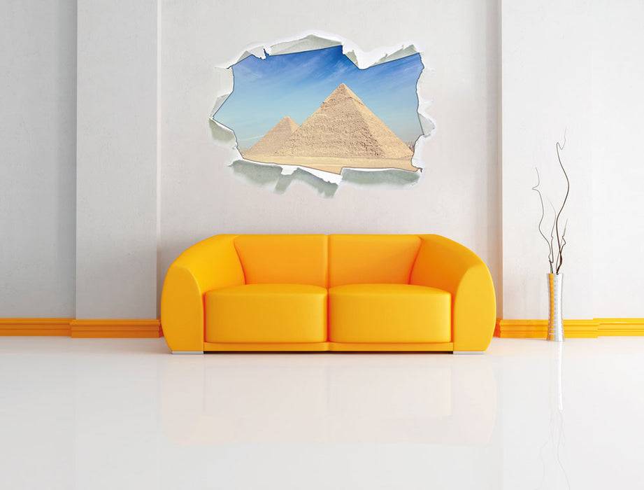 Pixxprint Beeindruckende Pyramiden von Gizeh, 3D Wandtattoo Clearance-Verkauf