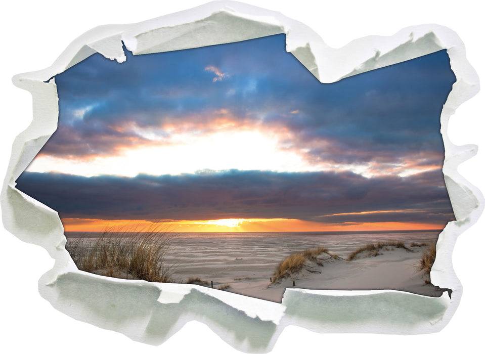 Pixxprint Sanddüne an der Nordsee, 3D Wandtattoo Fabrikladen