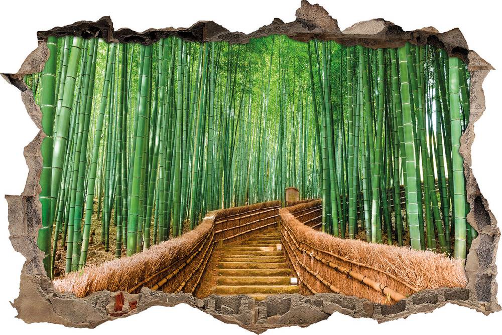 Pixxprint Kyoto Japan Bambuswald, 3D Wandtattoo