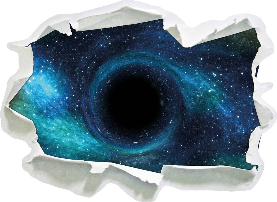 Pixxprint Schwarzes Loch im Weltall, 3D Wandtattoo Speichern exportieren
