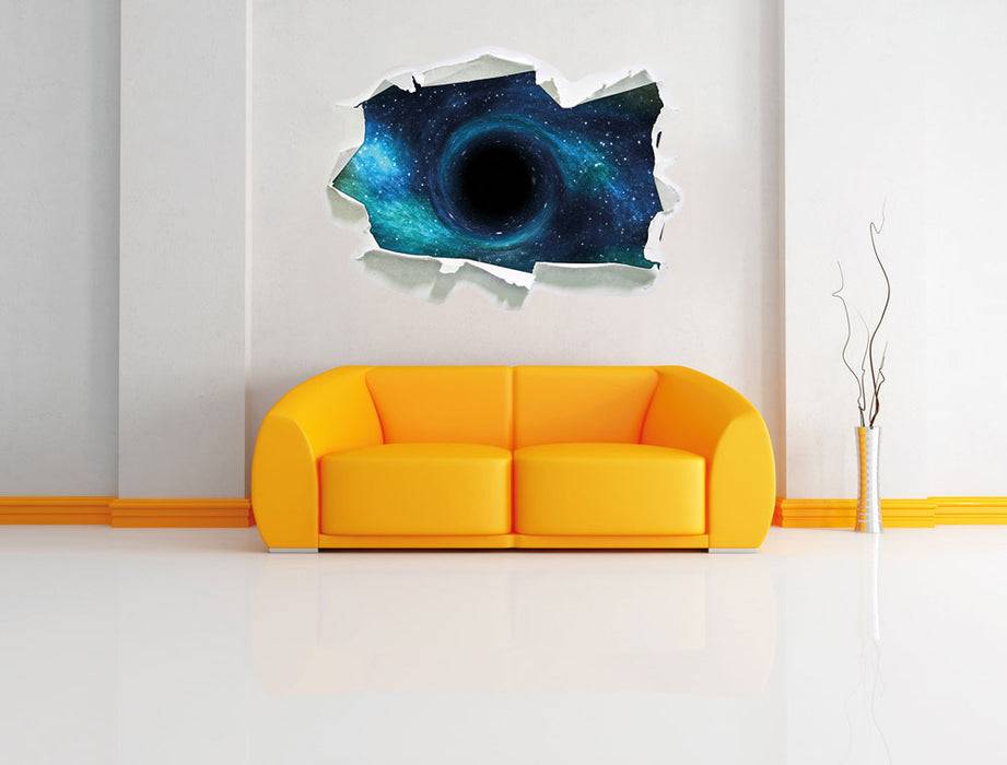 Pixxprint Schwarzes Loch im Weltall, 3D Wandtattoo Speichern exportieren