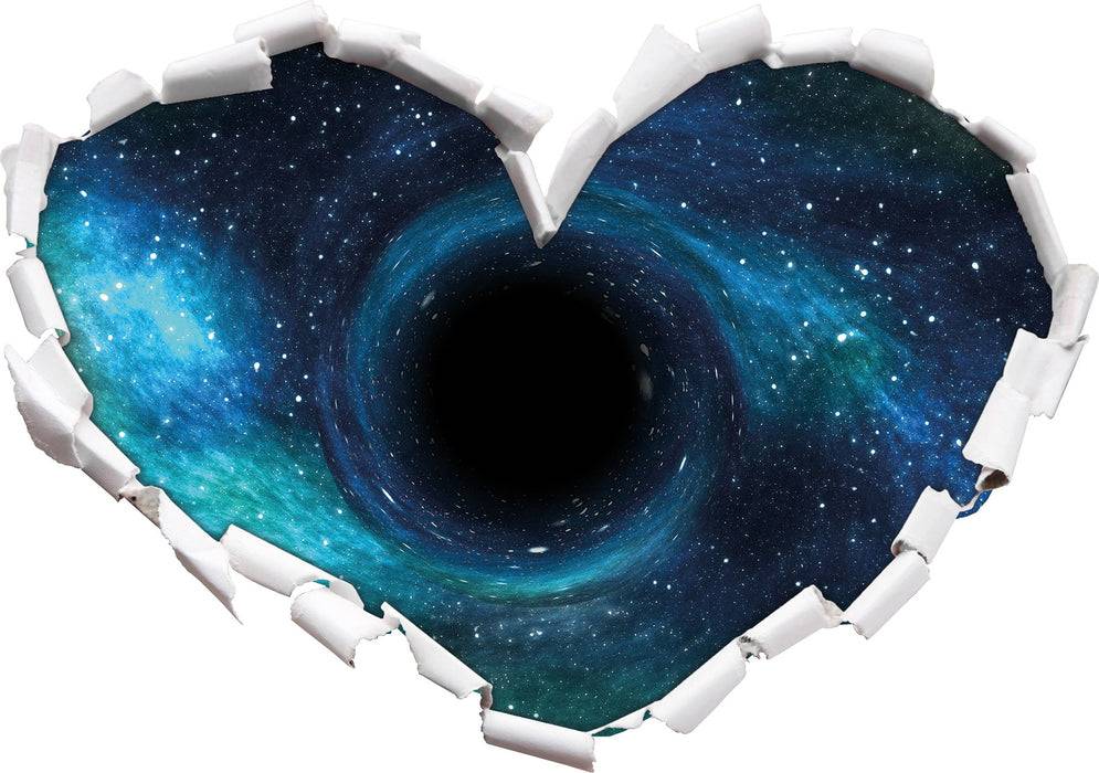 Pixxprint Schwarzes Loch im Weltall, 3D Wandtattoo Speichern exportieren