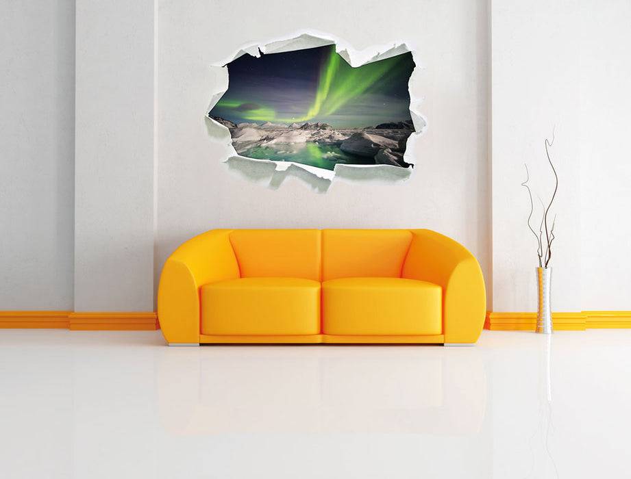 Pixxprint gewaltiges Polarlicht, 3D Wandtattoo im Angebot