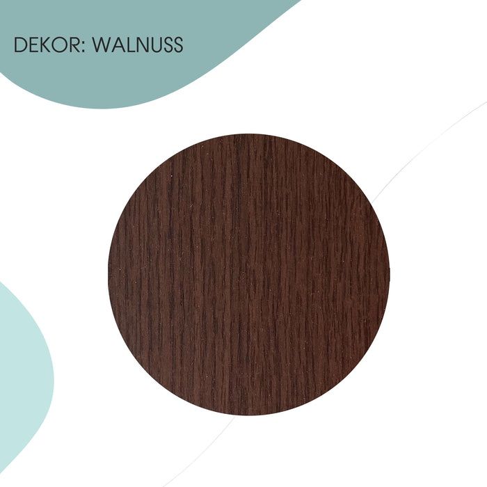 Pixxprint Spiegelrahmen Klassiko, Farbe: Walnuss | Wandspiegel in 11 Größen Blitzangebot
