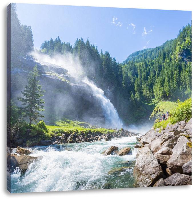Pixxprint Wasserfälle Nationalpark Salzburg, Leinwandbild 2025