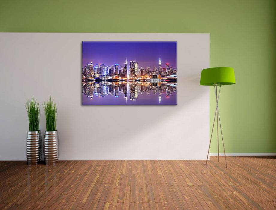 Pixxprint Manhattan Skyline, Leinwandbild Blitzverkäufe