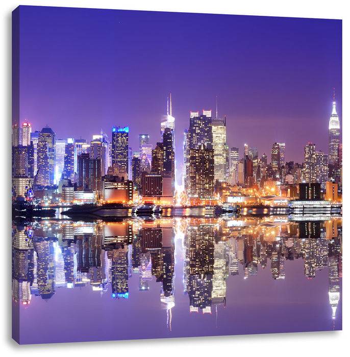 Pixxprint Manhattan Skyline, Leinwandbild Blitzverkäufe