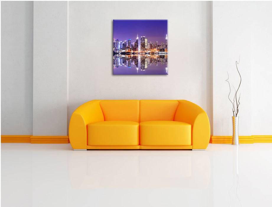 Pixxprint Manhattan Skyline, Leinwandbild Blitzverkäufe