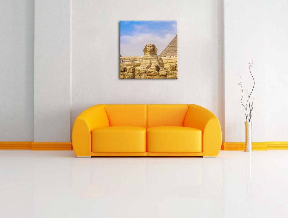 Pixxprint Große Sphinx von Gizeh, Leinwandbild Rabatt