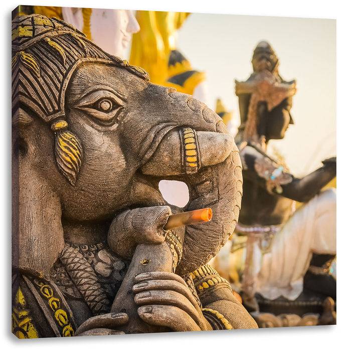 Pixxprint Elefantengottheit in Thailand, Leinwandbild Cyber Monday