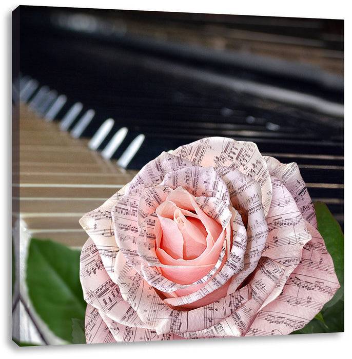 Pixxprint Noten Klavier, Leinwandbild Osterangebot