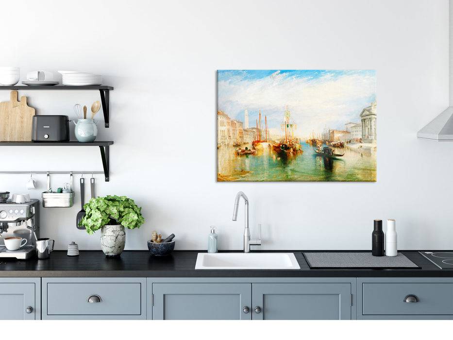 Pixxprint William Turner - Venice from the Porch of Madonna dell, Glasbild Neueste Mode