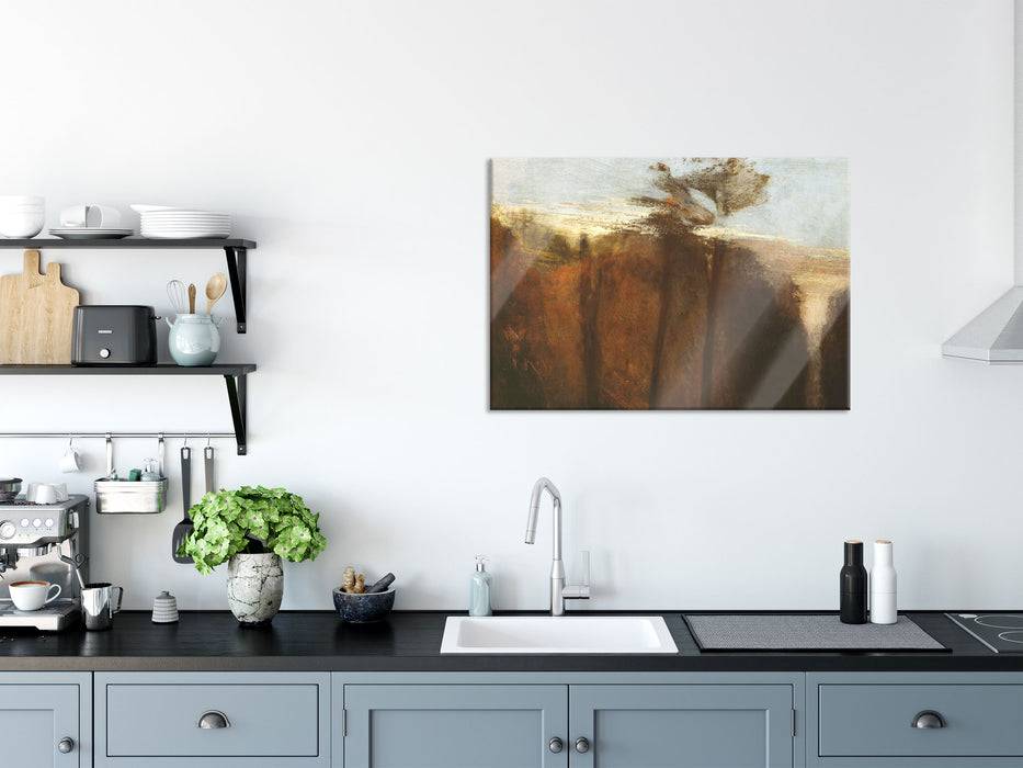 Pixxprint William Turner - An Avenue of Trees , Glasbild Blitzangebot