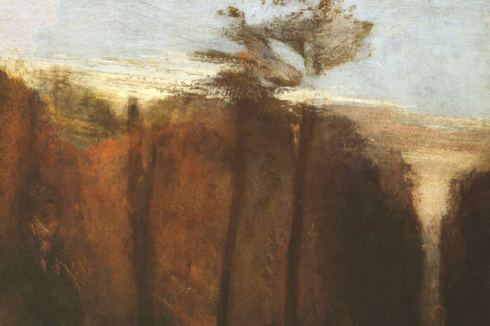Pixxprint William Turner - An Avenue of Trees , Glasbild Blitzangebot