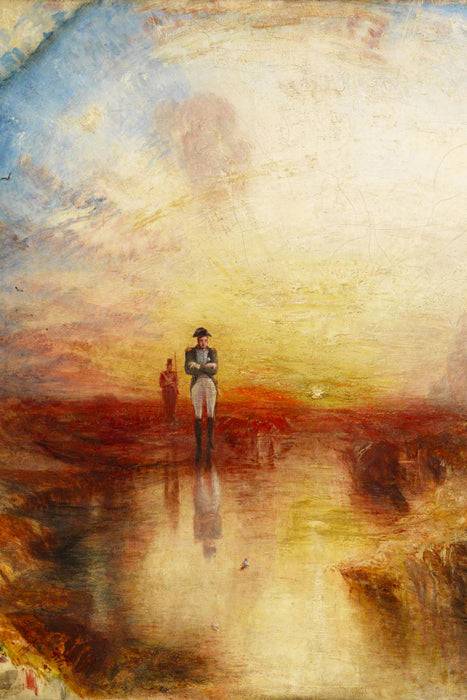 Pixxprint William Turner - War The Exile and the Rock Limpet, Glasbild Räumungsverkauf