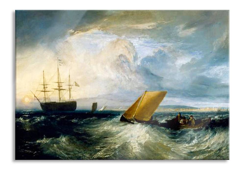Pixxprint William Turner - Sheerness as seen from the Nore, Glasbild