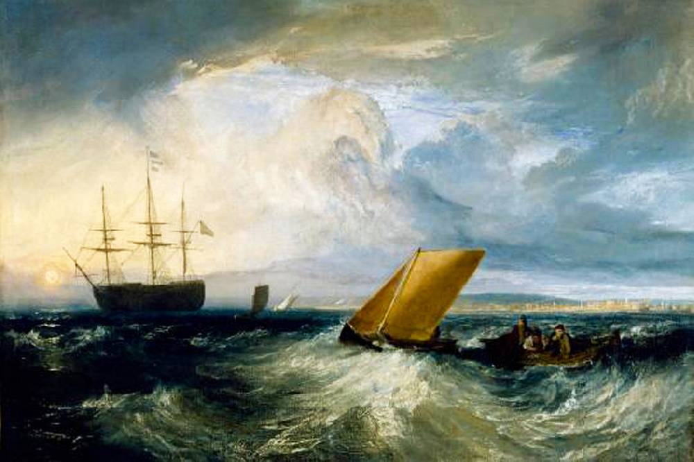 Pixxprint William Turner - Sheerness as seen from the Nore, Glasbild Tiefpreis