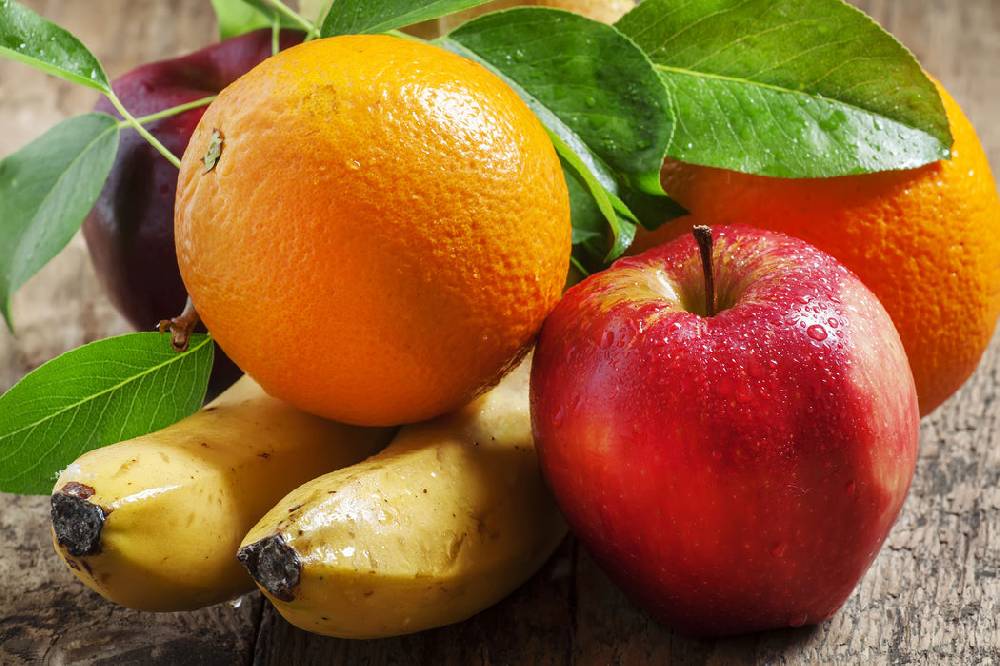 Pixxprint Frisches leckeres Obst, Glasbild Kostenlose Rückgabe