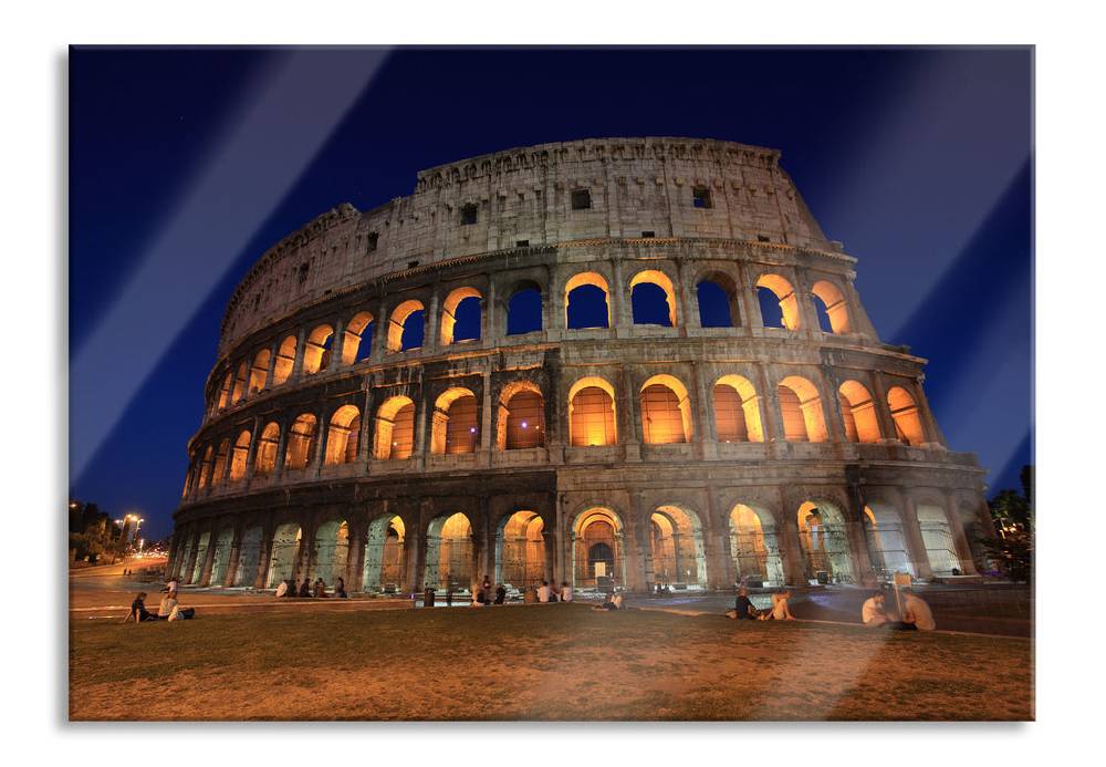 Pixxprint Colosseum in Rom, Glasbild