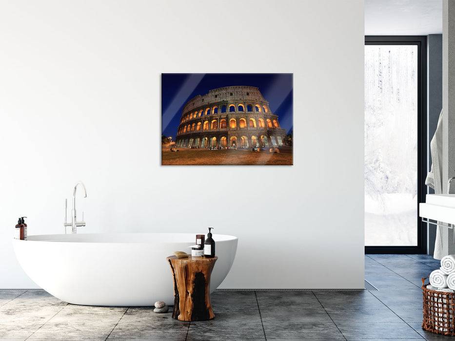 Pixxprint Colosseum in Rom, Glasbild Begrenzte Freigabe