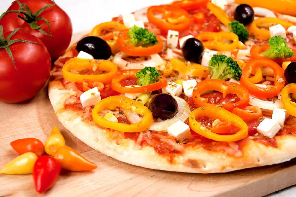 Pixxprint Köstliche Pizza aus Italien, Glasbild Neueste Stile
