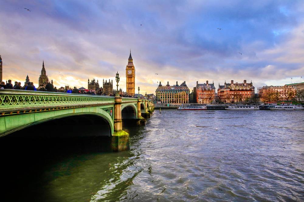 Pixxprint Big Ben an der Themse, Glasbild Bis zu 60% Rabatt