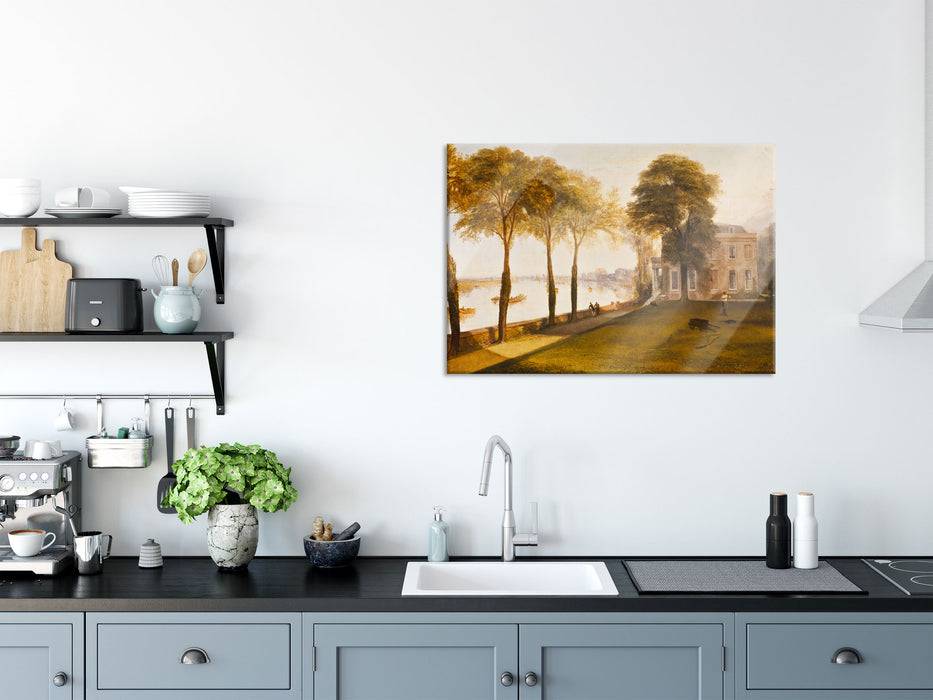 Pixxprint William Turner - Mortlake Terrace Early Summer Morning, Glasbild Rabatte dieses Monats