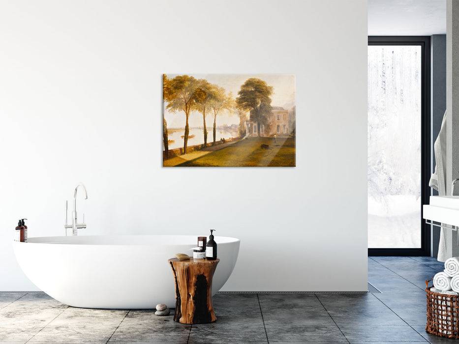 Pixxprint William Turner - Mortlake Terrace Early Summer Morning, Glasbild Rabatte dieses Monats