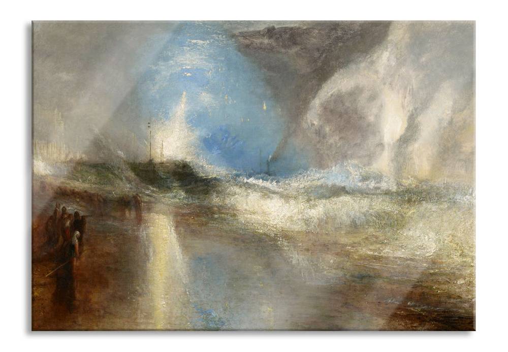 Pixxprint William Turner - Rockets and Blue LightsClose at Hand, Glasbild Outlet