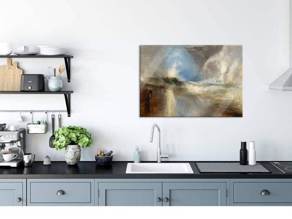 Pixxprint William Turner - Rockets and Blue LightsClose at Hand, Glasbild Outlet