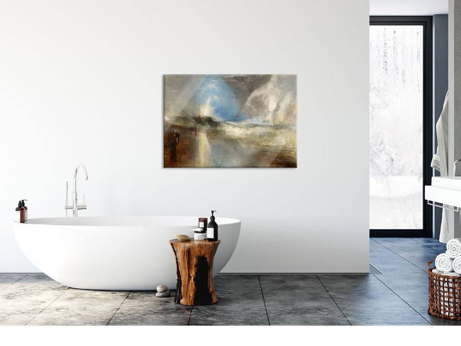 Pixxprint William Turner - Rockets and Blue LightsClose at Hand, Glasbild Outlet